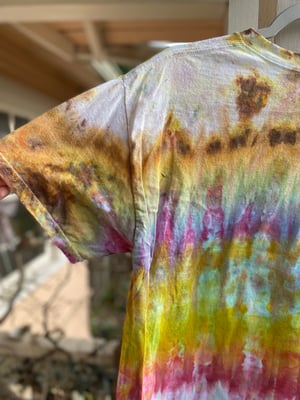 Image of MEDIUM Godzilla Be Gay Do Crime Tie Dye Shirt 7