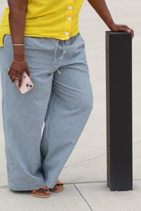 Image 2 of Breezin’ | Cotton Blend, Linen Look Pants