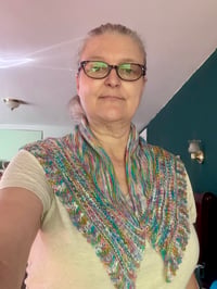 Image 5 of Wildflower Confetti Shawlette