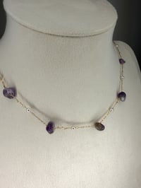 Amethyst Pearl Necklace