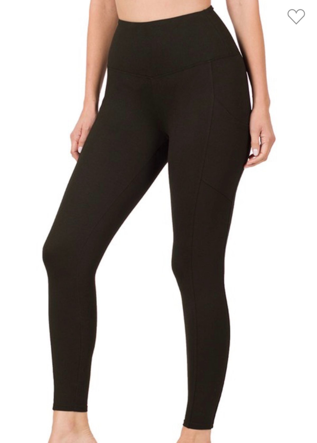 Image of BRUSHED MICROFIBER FULL LENGTH LEGGINGS 