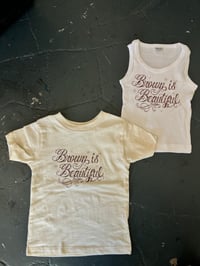 Brown is beautiful toddler shirts