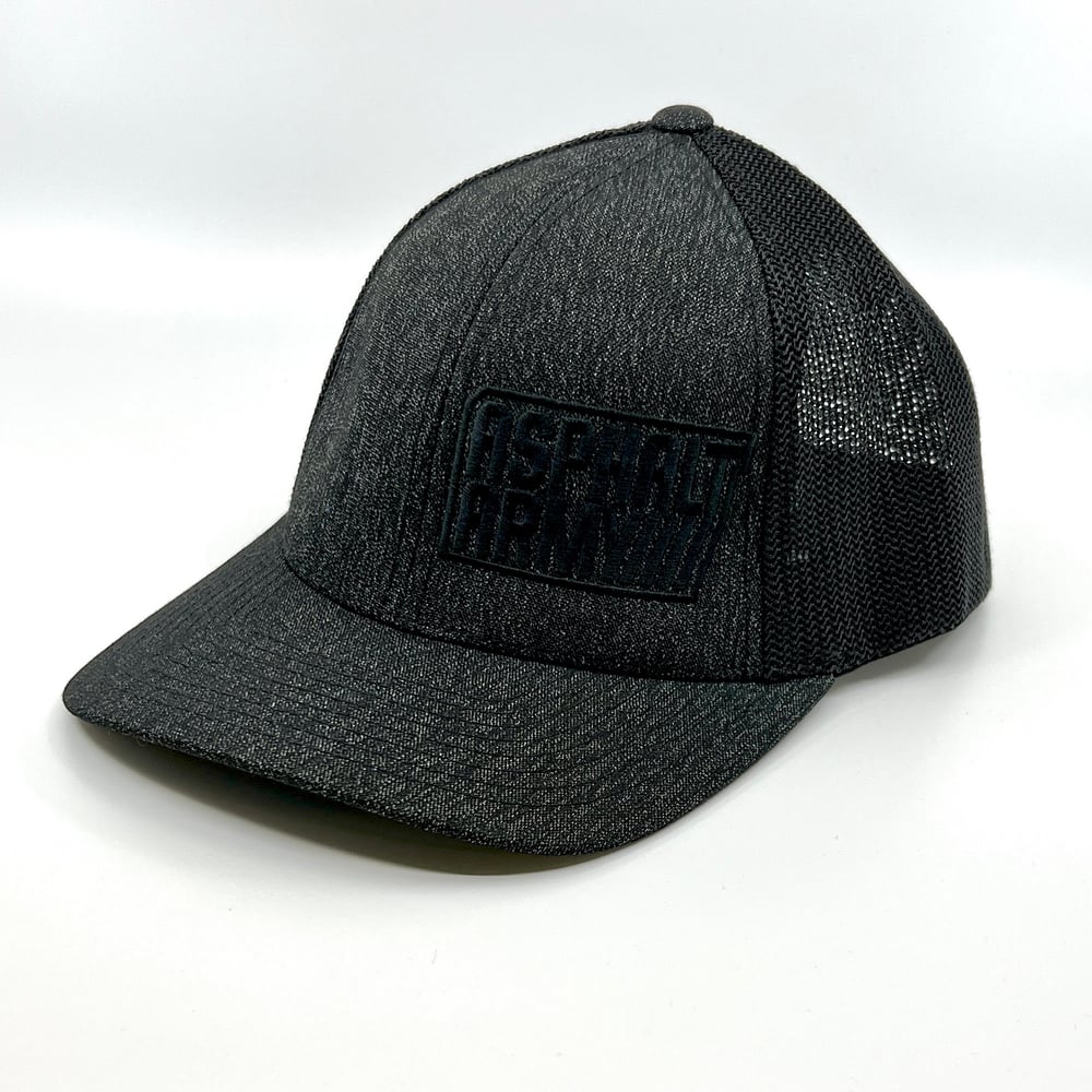 Image of Pacific Headwear 405 Charcoal Heather with Black Mesh