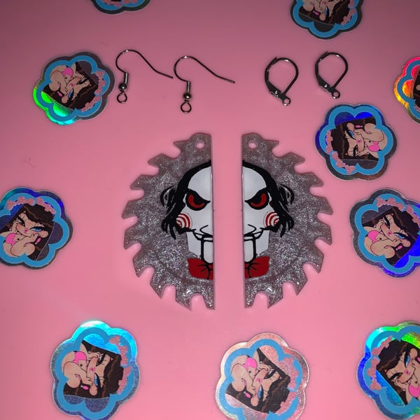 Image of Saw Earrings 