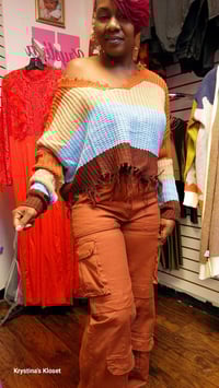 Image 2 of Knitted Off the Shoulder 