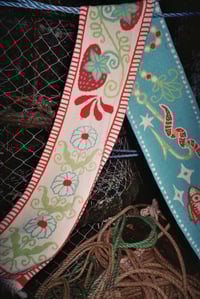 Image 2 of Flower fish scarf 