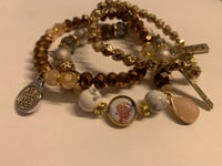 Image 1 of Beaded Picture Bracelet Set