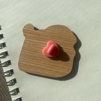 Image 2 of Butter Dog Wooden Pin