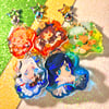 Genshin!Skill Glitter Epoxy Acrylic Charm