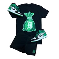 Image 2 of Mens D4 Logo SHORTS ONLY Green