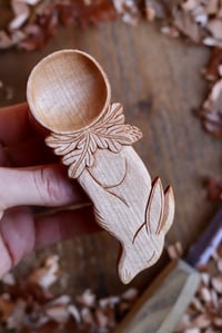 Image 8 of Hare in the oak leafs~ Coffee Scoop