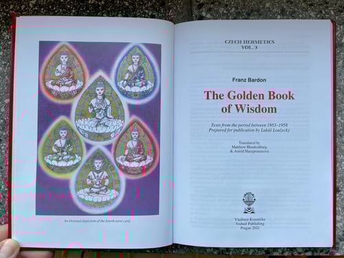 Image of Franz Bardon: The Golden Book of Wisdom - LIMITED AND NUMBERED EDITION