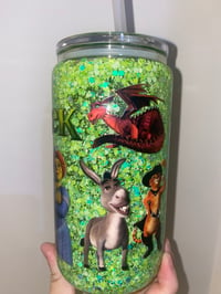 Image 3 of Shrek glass snowglobe 