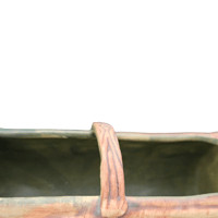 Image 15 of Antique 1920s Weller Pottery Log Planter 
