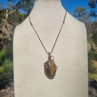 Image 2 of Tigers Eye Wire Wrapped Pendant 