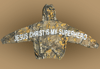Camo “Jesus Christ is my Superhero” Hoodie