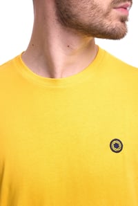 Image 2 of Gibbons T-Shirt in Yellow and Navy SMALL, MEDIUM AND 4XL ONLY