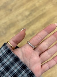 Image 3 of Multi-Shaped CZ Full Eternity band - Brand New