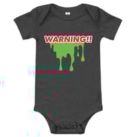 Image 11 of Baby Short Sleeve Onesie - Warning! Toxic Dump!