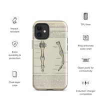 Image 5 of Antique Bookpage Detailed Anatomical Illustration Finger Bones Tough Case for iPhone®