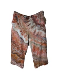 Image 2 of ♻️ UPCYCLED L Crop Pants in Sedona Agate Ice Dye