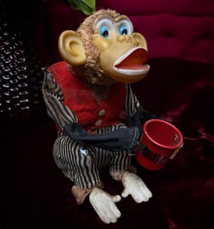 Image of Vintage Craps Shooting Monkey