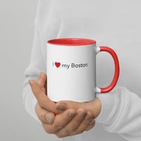 Image 4 of Boston Terrier Mug with Color Inside