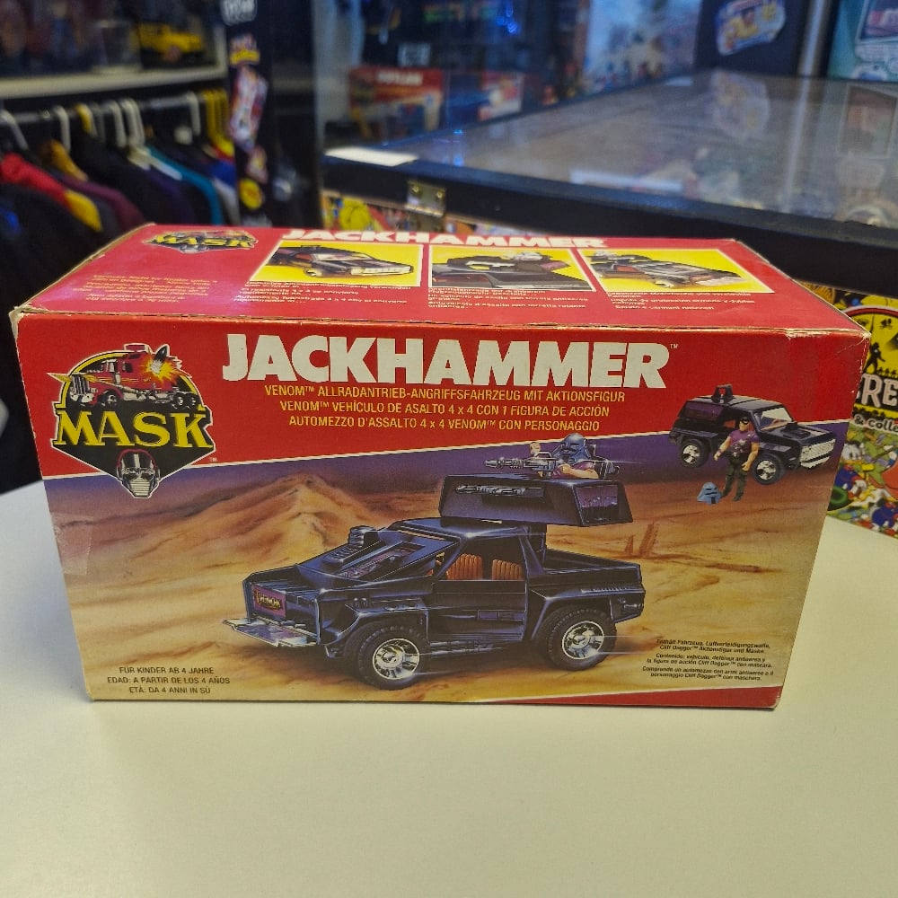 M.A.S.K Kenner MASK CUSTOM TRAILER Gun for Jackhammer boxed U.K. Comic