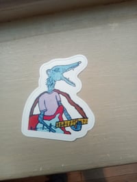 Image 3 of Possum Playing Guitar Sticker
