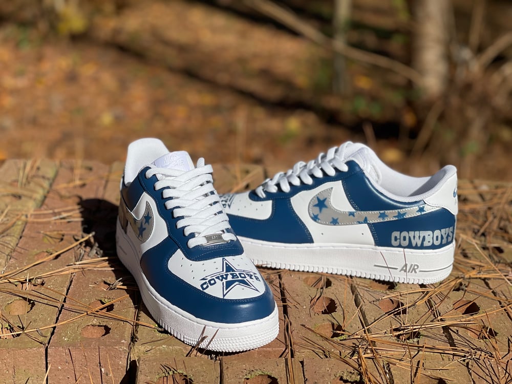 Image of Custom Dallas Cowboys Nike Air Force One 
