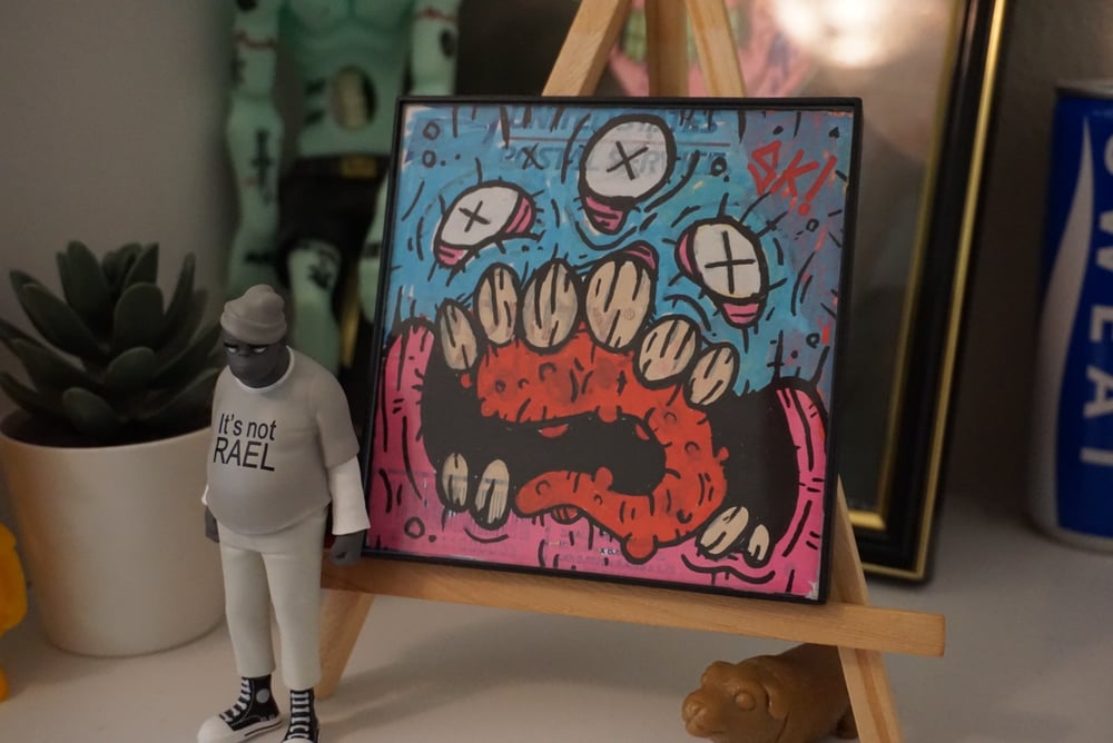 Cube creep original painting