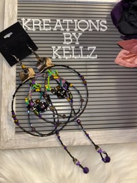 Image 1 of Unique Sparkle Large Hoop 