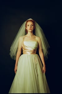 Image 11 of 1950s Wax Flower Veil 