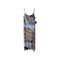 Image 1 of S Jersey Knit Long Sundress in Earthy Agate Ice Dye