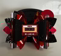 Image 2 of Red Album Inspired Tumbler Accessory Set | Bow, Straw Bauble & Bracelet Stack