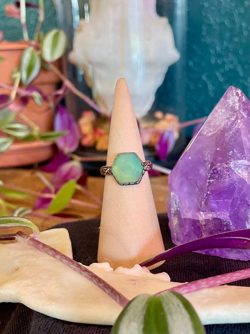 Chrysoprase Ring  | Size 7.75