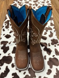 Image 2 of Floral Brown Boots