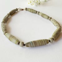 Image 4 of Tapered Tubes Necklace Neutral