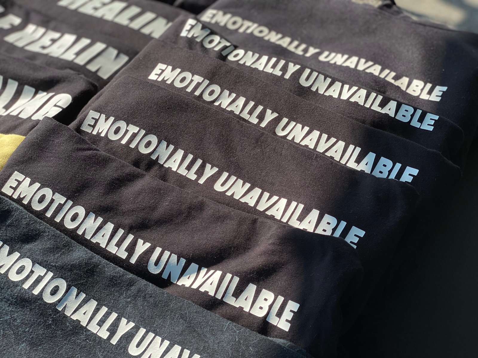 Emotionally Unavailable tee