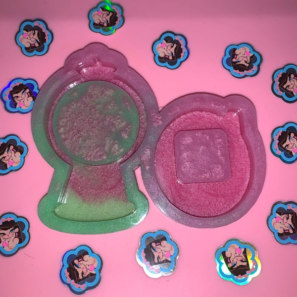 Image of Gumball Machine & Virtual Pet Shaker Silicone Molds