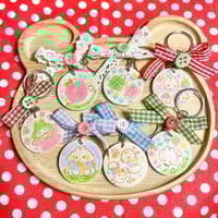 Image 1 of Cozy Friends - Wooden Keychains
