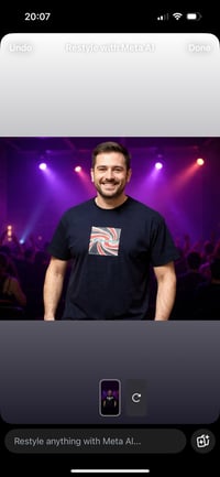 Image 3 of Britpop T-Shirt in Navy ‘Limited edition’ 