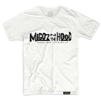 Migoz N The Hood shirt (White/Black)