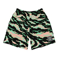 Image 1 of NAMING PRODUCTS IS HARD BUT THESE SHORTS ARE COMFY Camo Sherbet