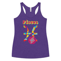 Image 1 of PISCES ZODIAC Women's Racerback Tank
