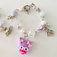 Image 2 of Space Bunny and Kuromi bracelets 