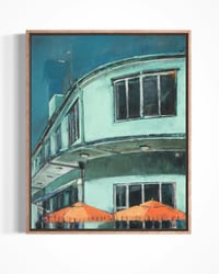 Image 3 of Painting / maleri / "København – Malerdrømme og tankestreger – Terminalen" / 40x50 cm