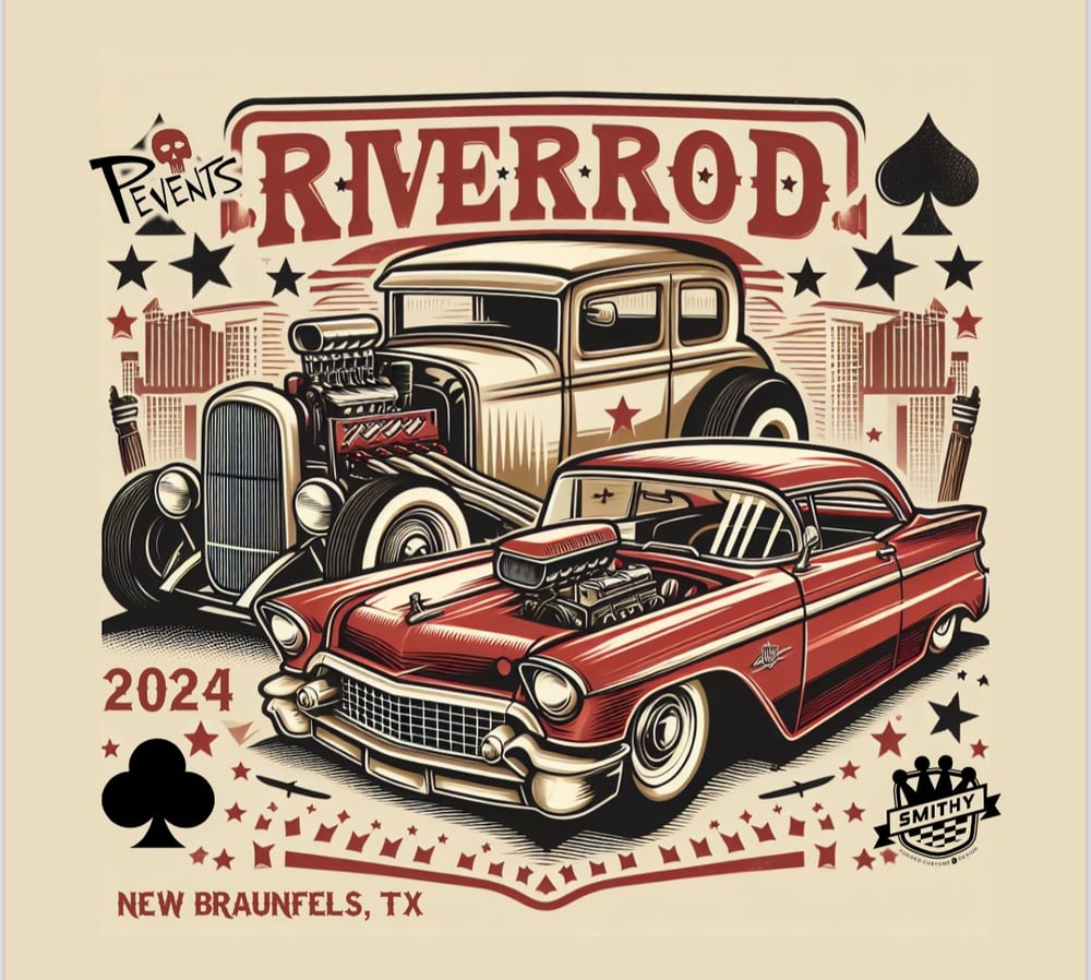 Image of T-SHIRT PRE SALE | RIVERROD 2024 SHOW SHIRT | PICKUP AT SHOW ONLY