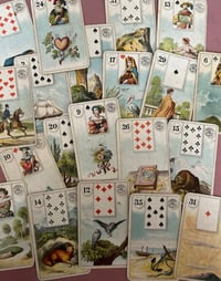 Image 1 of Petit Lenormand par Bernard Dondorf, tamponné, Allemagne, XIXème siècle!