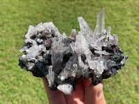 Image 4 of Specularite Quartz Points Cluster #1788